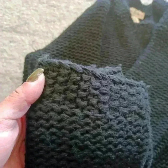 J.Crew Women's Black Wool Blend Knit Sweater M - Picture 5 of 11